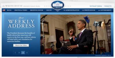 A White House weblapon Barack Obama